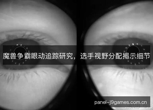 魔兽争霸眼动追踪研究,选手视野分配揭示细节 魔兽争霸眼动追踪研究,选手视野分配揭示细节